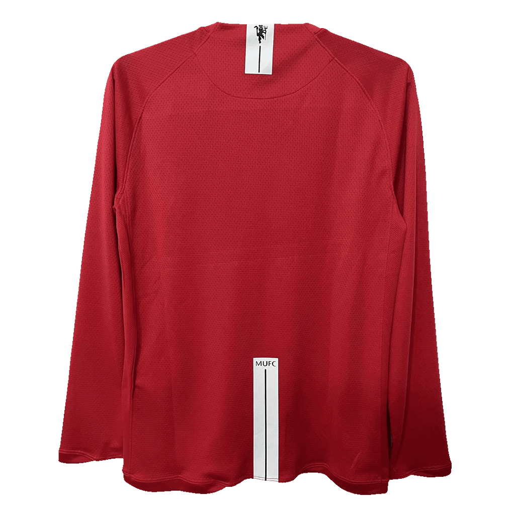 Retro Manchester United Domicile Maillot Manches Longues 2007/08