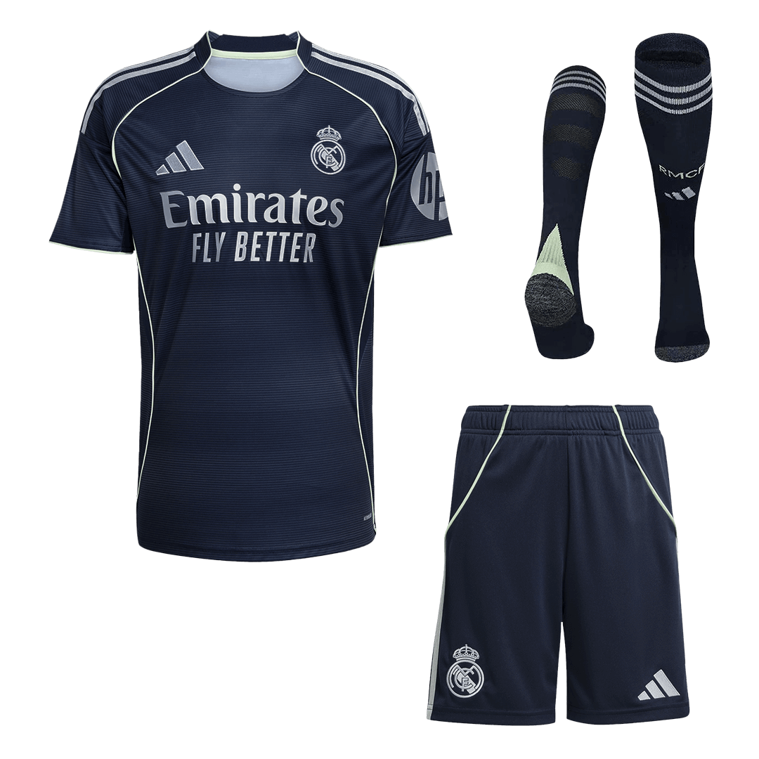 Real Madrid Extérieur Maillot Kit 2025/26 Bleu marine