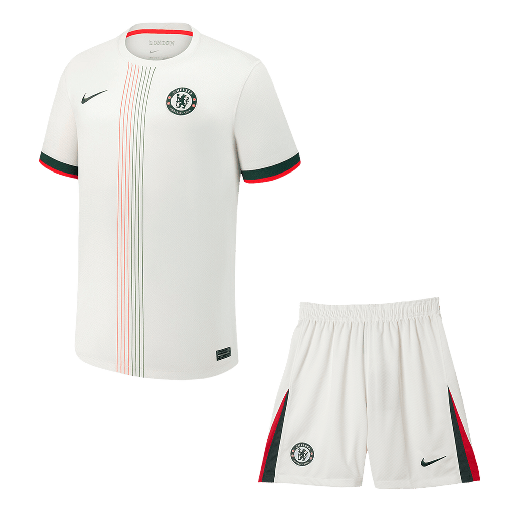 Chelsea Extérieur Maillot Kit 2025/26 Blanc