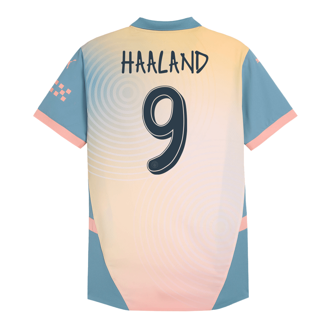 HAALAND #9 Manchester City Fourth Maillot 2024/25 Authentique - Definitely City (UCL)