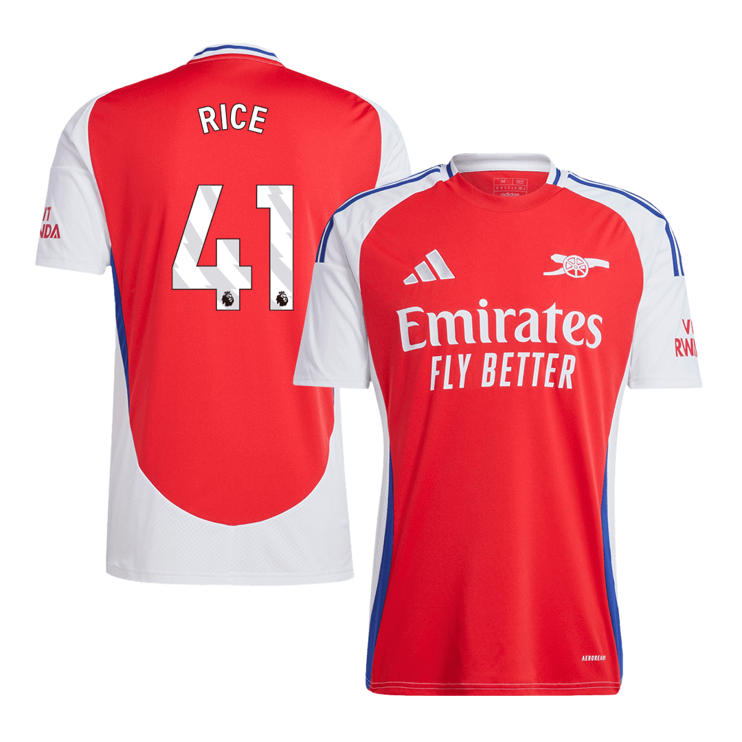 Maillot de Foot RICE #41 Arsenal Domicile Maillot 2024/25 - Super