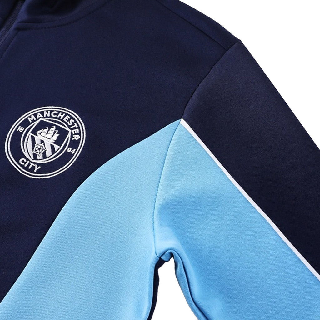 Manchester City Veste de Football Kit 2025/26 Bleu marine