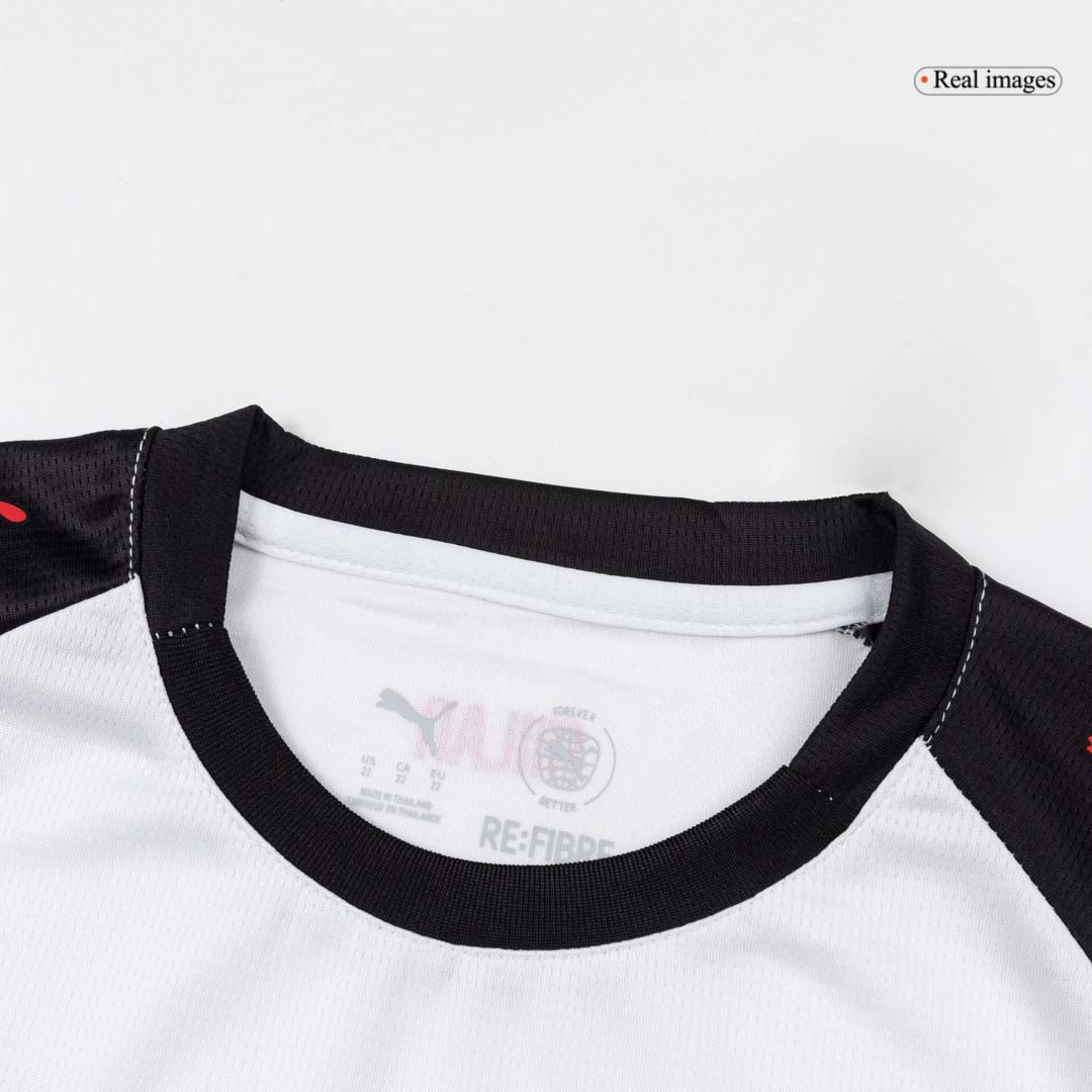 AC Milan Extérieur Maillot Kit 2025/26 Enfant Blanc