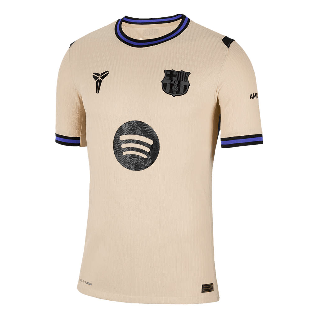 LAMINE YAMAL #10 Barcelone Extérieur Maillot 2025/26 Jaune Authentique - UCL