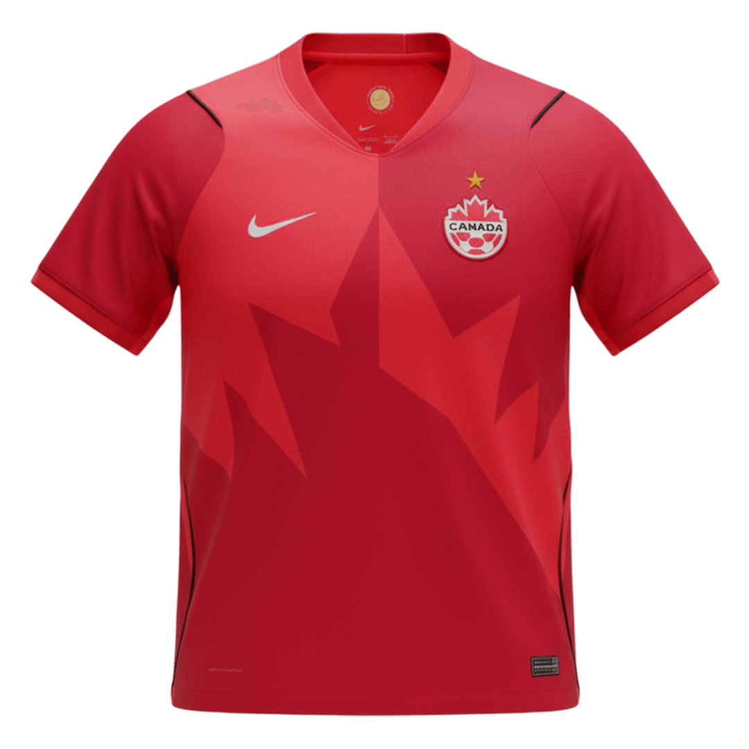Canada Domicile Maillot Coupe du Monde 2026 Rouge