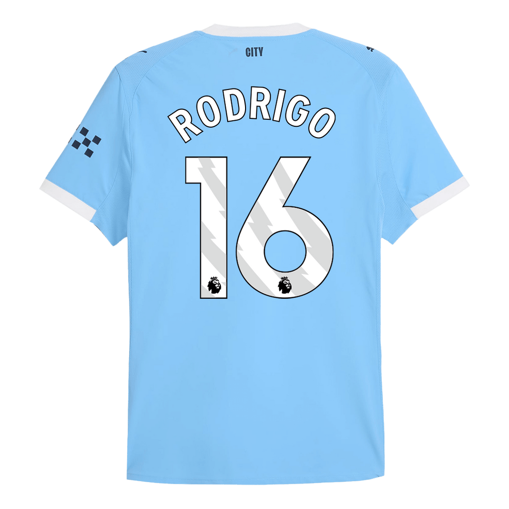 RODRIGO #16 Manchester City Domicile Maillot 2025/26 Authentique