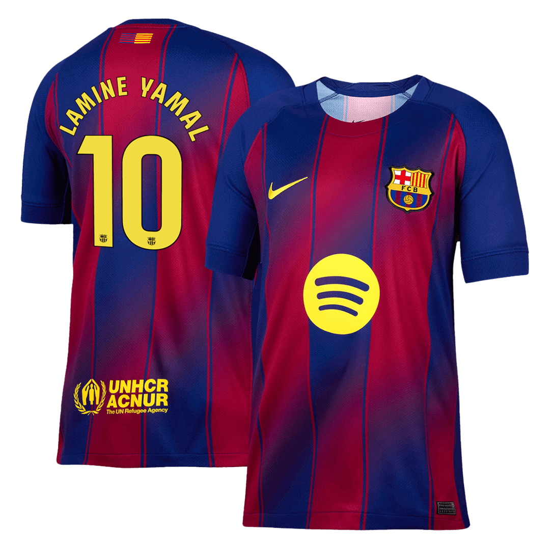 LAMINE YAMAL #10 Barcelone Domicile Maillot 2025/26