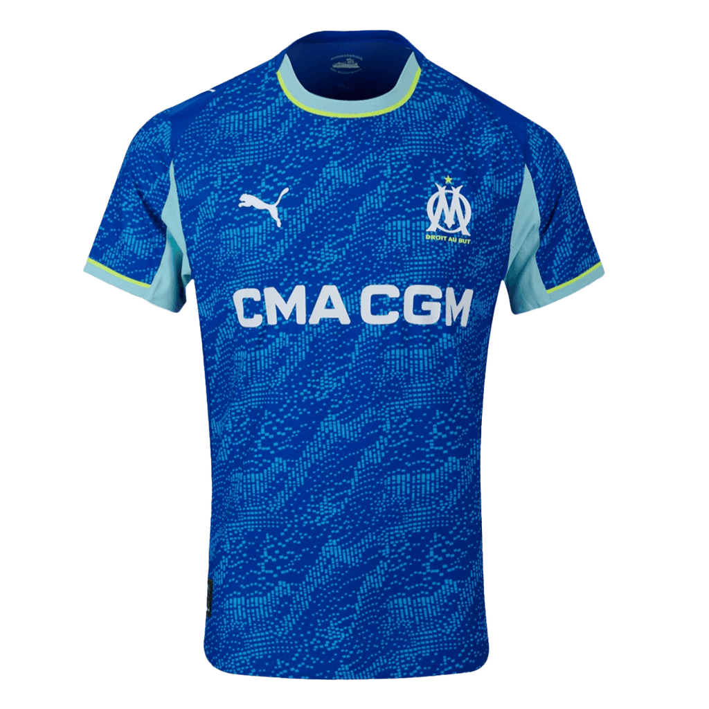 Olympique de Marseille Third Maillot 2025/26 Bleu Authentique Grande Taille