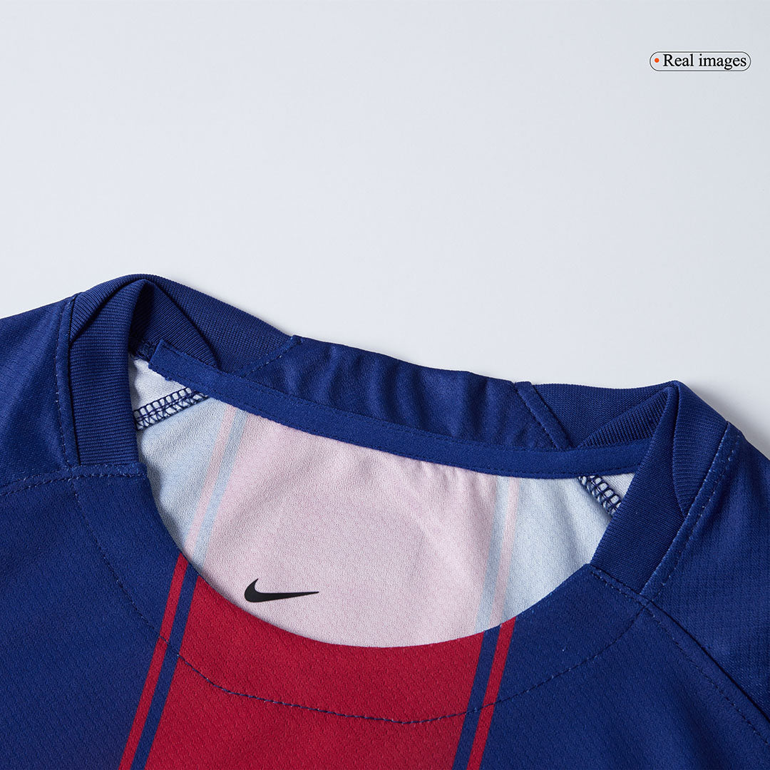 ROONY #19 Barcelone Domicile Maillot 2025/26 Rouge et Bleu - UCL Grande Taille