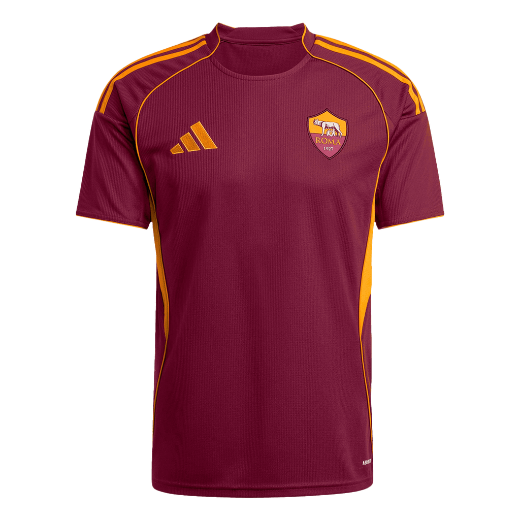 Roma Domicile Maillot Kit Adulte 2025/26 Rouge