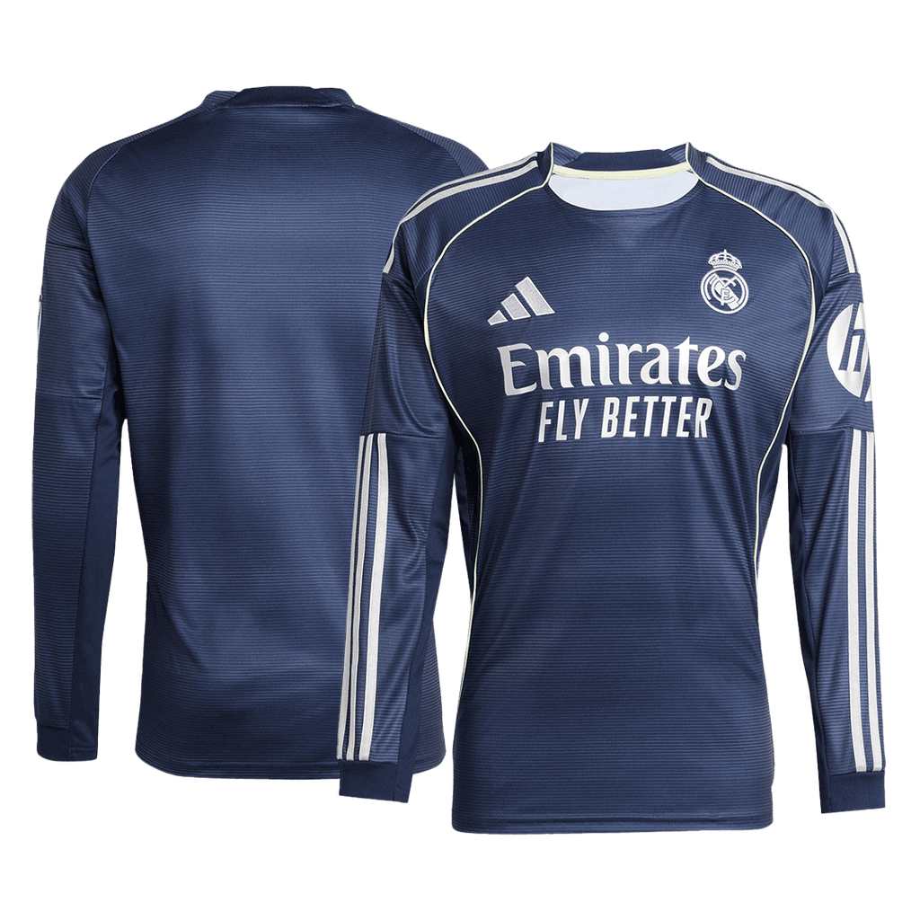 Real Madrid Extérieur Maillot Manches Longues 2025/26
