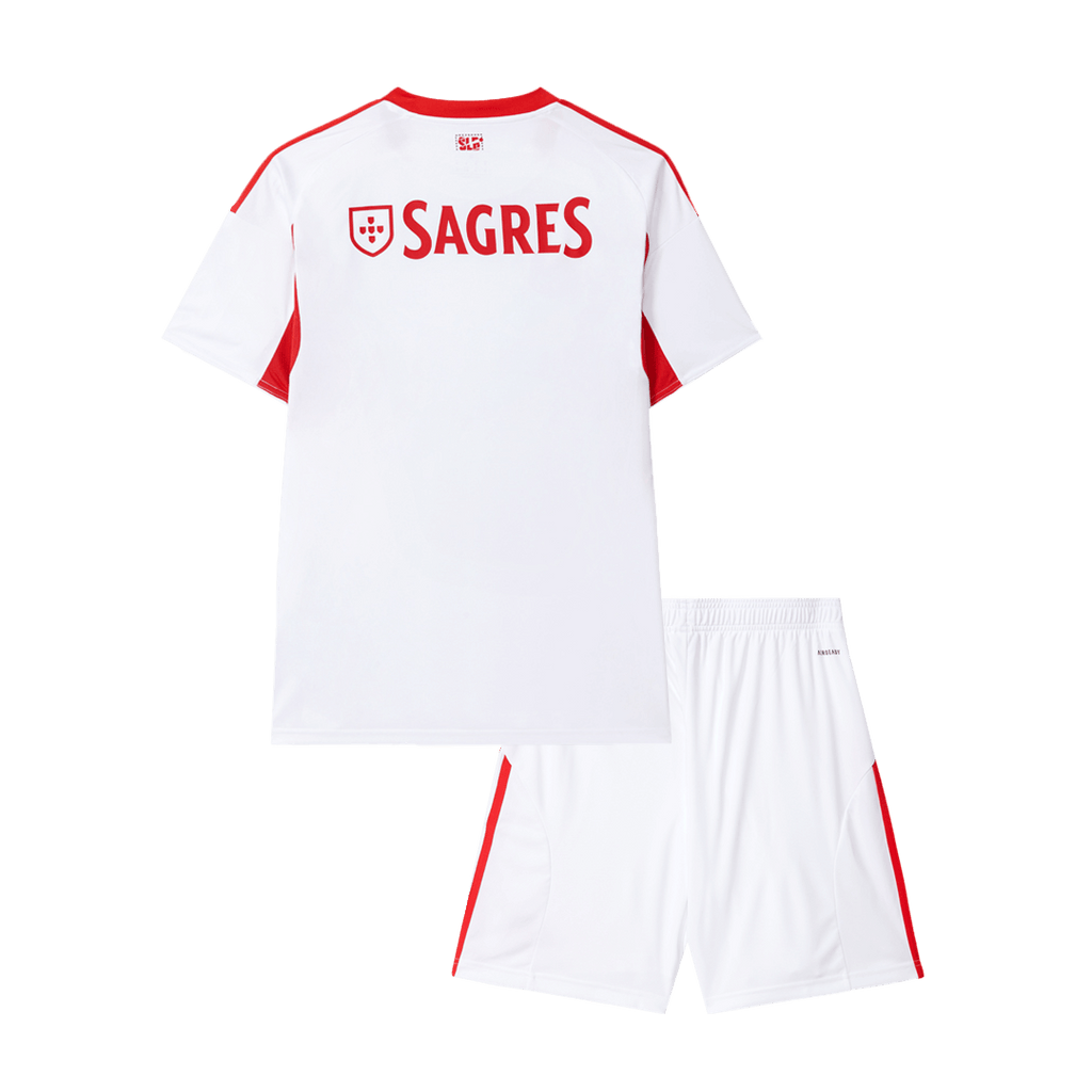 Lisbonne Third Maillot Kit 2025/26 Enfant Blanc