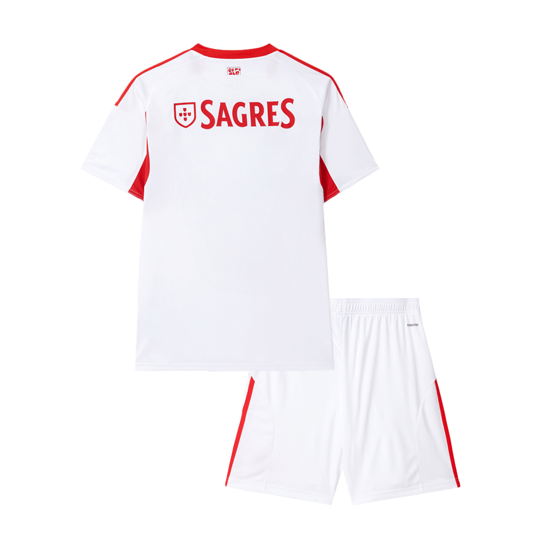 Lisbonne Third Maillot Kit 2025/26 Enfant Blanc
