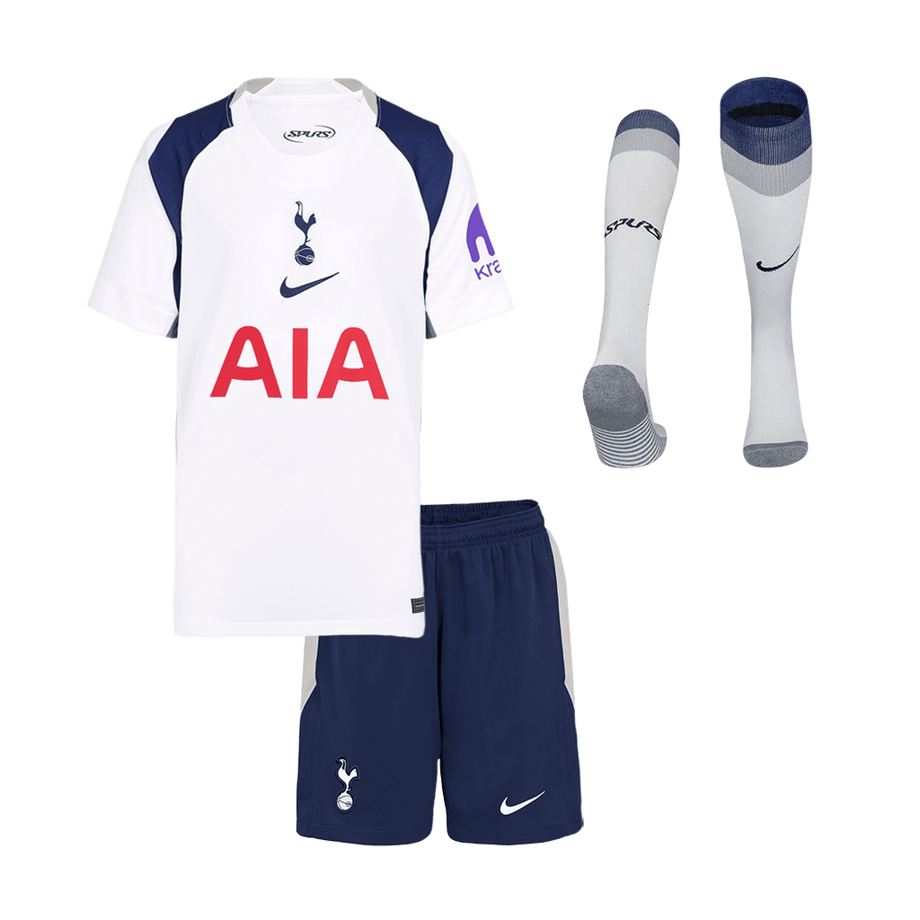 Tottenham Hotspur Domicile Maillot Kit 2025/26 Enfant Blanc