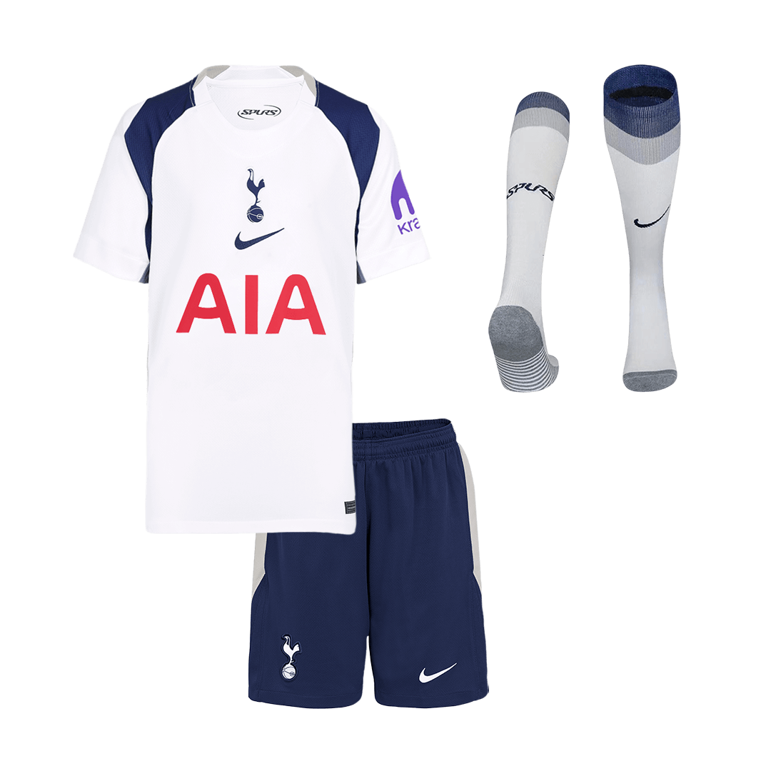 Tottenham Hotspur Domicile Maillot Kit 2025/26 Enfant Blanc