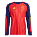 Espagne Domicile Maillot Manches Longues - Coupe du Monde 2026 Rouge