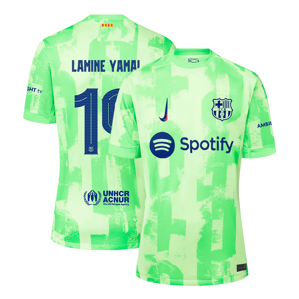LAMINE YAMAL #19 Barcelone Third Maillot 2024/25 UCL - Super