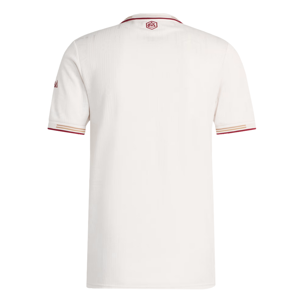 Arsenal Third Maillot 2025/26 Blanc Authentique