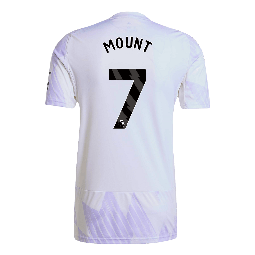 MOUNT #7 Manchester United Extérieur Maillot 2025/26 Blanc