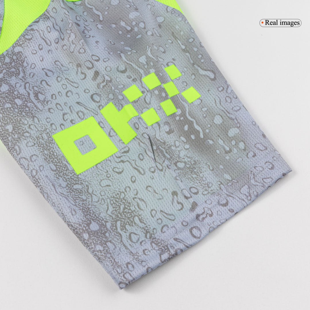 Manchester City Third Maillot Kit 2025/26 Gris