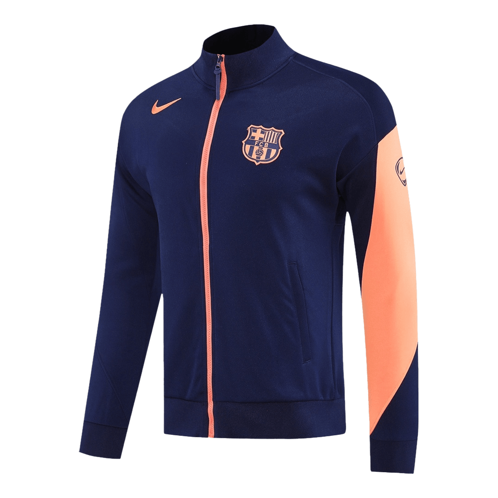 Barcelone Veste de Football 2025/26 Navy&Orange