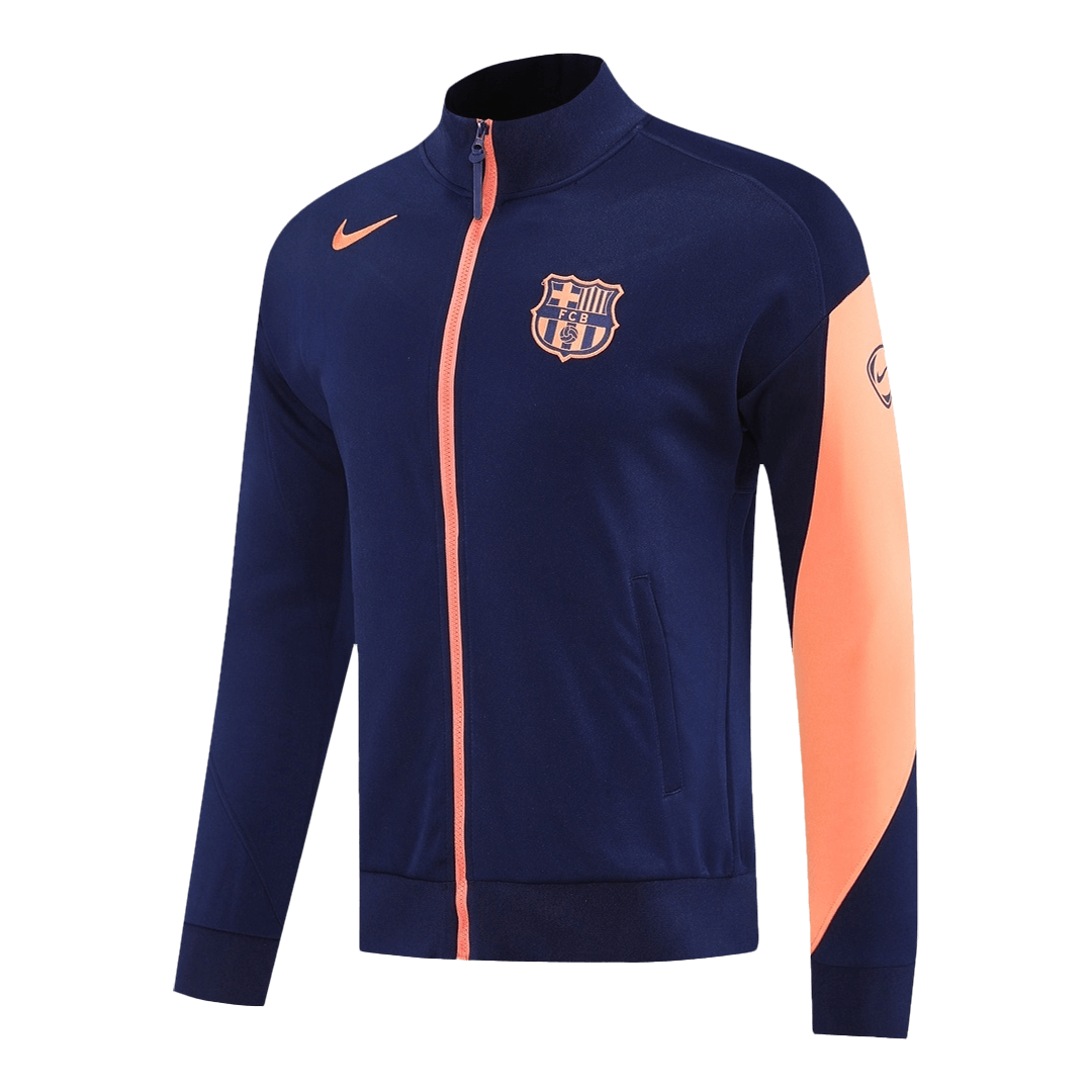 Barcelone Veste de Football 2025/26 Navy&Orange