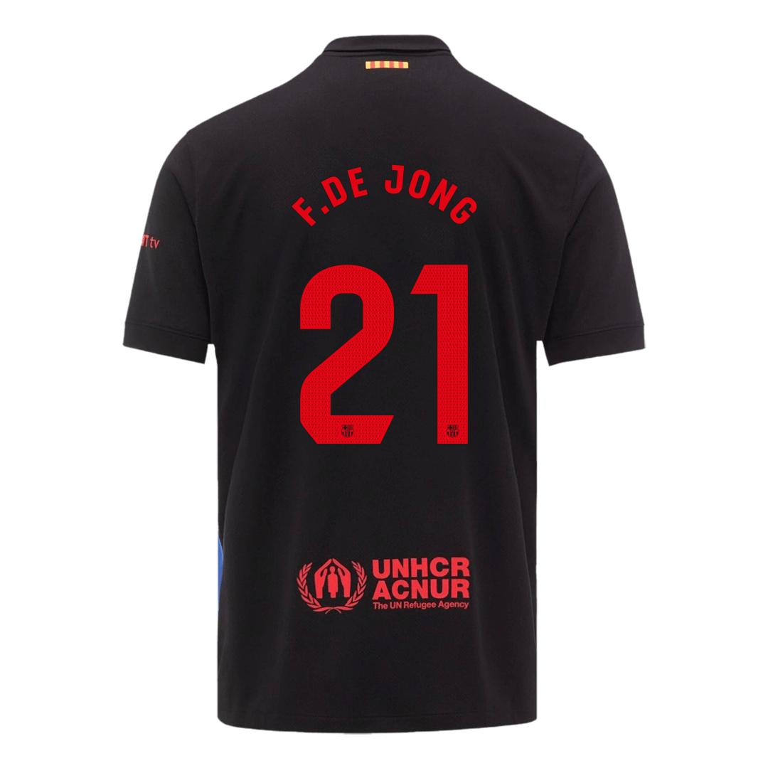 F.DE JONG #21 Barcelone Extérieur Maillot 2024/25
