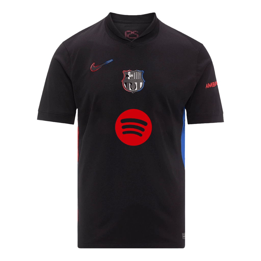 LAMINE YAMAL #19 Barcelone Extérieur Maillot 2024/25 - Spotify Logo Without Text
