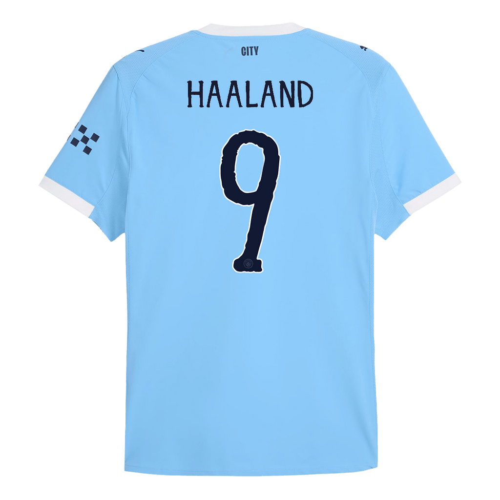 HAALAND #9 Manchester City Domicile Maillot 2025/26 Authentique - Club World Cup