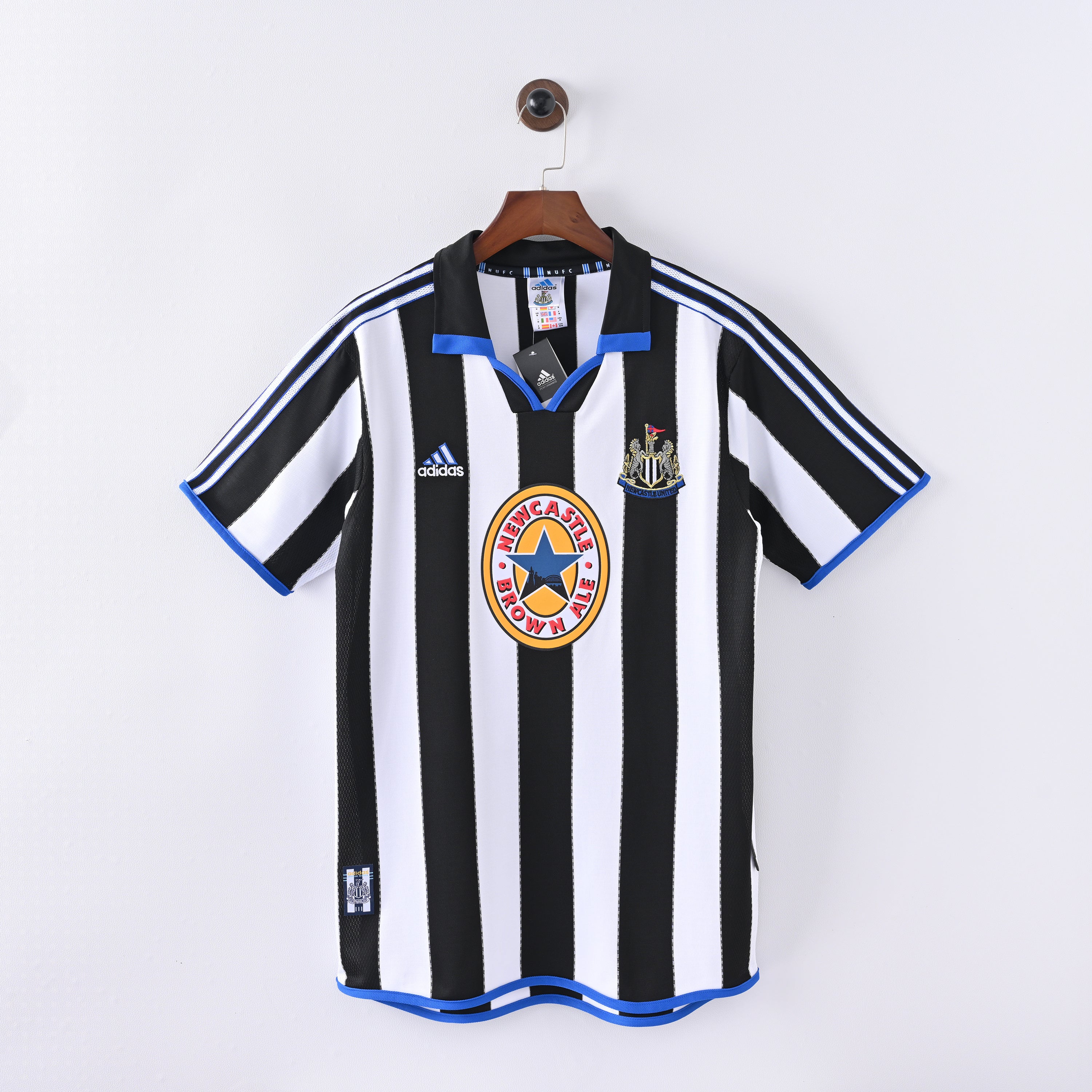 Maillot Newcastle United Retro Vintage 1999-2000 Domicile Homme