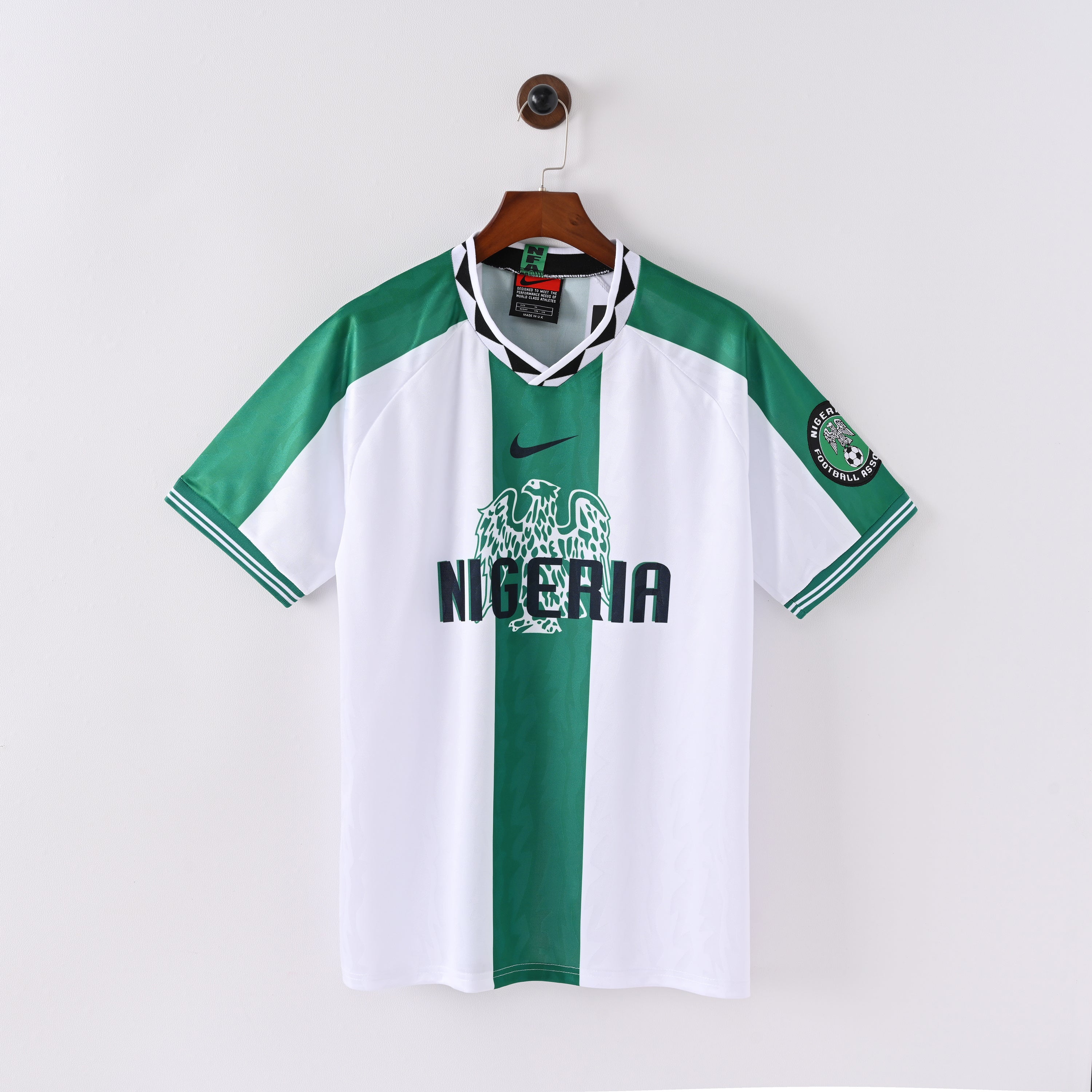 Maillot Nigeria Retro Vintage 1996 Extérieur Homme