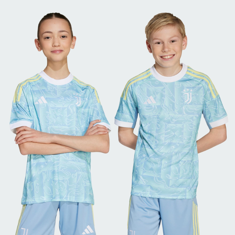 Juventus Extérieur Maillot Kit 2025/26 Enfant Bleu