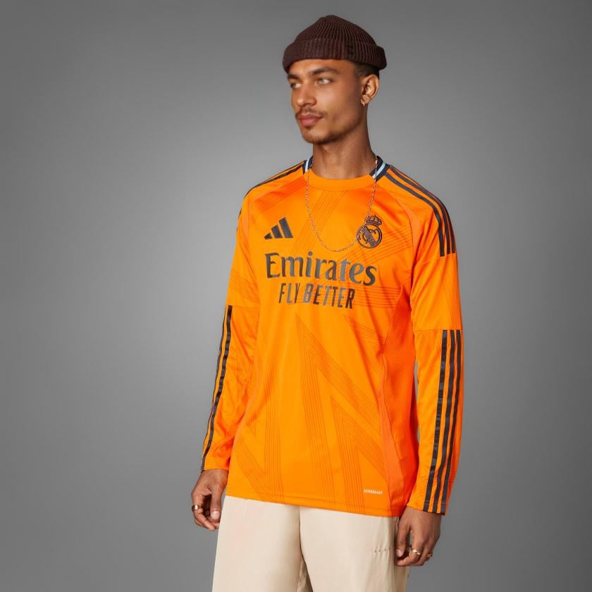 Real Madrid Extérieur Maillot Manches Longues 2024/25